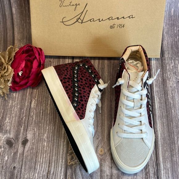 Vintage Havana Shoes - Vintage Havana Redeem Wine/Black Multi Mid-Top Sneakers